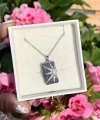Güneş Desenli Çift Fotoğraflı Kolye