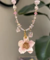 Gerçek Sakura Charmlı Kolye