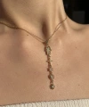Hamsa Yıldızlı Y Kolye