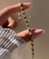 Mor Kalpli Su Yolu Bileklik I 925 Gümüş