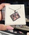 Kapaklı Sunshine Fotoğraflı Kolye I Çelik