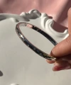 Taşlı Kelepçe Bileklik I Çelik