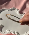 Taşlı Burgulu Kelepçe Bileklik I Xuping