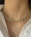 Üçgen Motifli Diva Kolye I 925 Gümüş