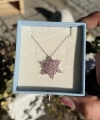 Violet Çiçek Kolye I 925 Gümüş