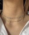 Üçgen Motifli Choker Kolye I 925 Gümüş
