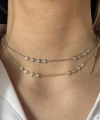 Üçgen Motifli Choker Kolye I 925 Gümüş