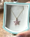Violet Çiçek Kolye I 925 Gümüş