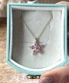 Violet Çiçek Kolye I 925 Gümüş