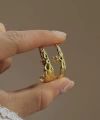 İkili Vintage Küpe I 925 Gümüş
