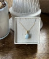 Larimar Taşlı Kolye (Rahatlatıcı Taş) | 925 Gümüş