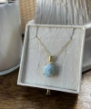 Larimar Taşlı Kolye (Rahatlatıcı Taş) | 925 Gümüş