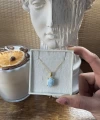 Larimar Taşlı Kolye (Rahatlatıcı Taş) | 925 Gümüş