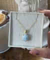 Larimar Taşlı Kolye (Rahatlatıcı Taş) | 925 Gümüş