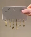 Mini Kutup Yıldızı Küpe Takımı I Xuping