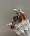 Mor Geometri Vintage Saat