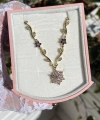 Mor Prenses Çiçeği Violet Kolye