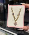 Mor Prenses Çiçeği Violet Kolye