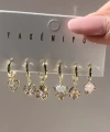 Renkli Mini Motifli Küpe Takımı I Xuping
