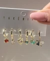 Renkli Mini Motifli Küpe Takımı I Xuping