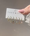 Renkli Mini Motifli Küpe Takımı I Xuping