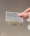 Mini Çiçek Motifli Küpe Takımı I Xuping
