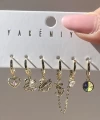 Kuğu ve Çiçek Motifli Küpe Takımı I Xuping