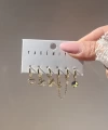 Kuğu ve Çiçek Motifli Küpe Takımı I Xuping