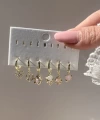 Renkli Mini Motifli Küpe Takımı I Xuping