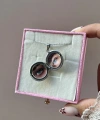 Çift Fotoğraflı Yuvarlak Kapaklı Altın Kolye (1,5 cm)