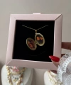 Oval Fotoğraflı Kolye
