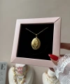 Oval Fotoğraflı Kolye