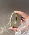 Pastel Su Yeşili Mineli Bileklik