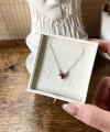 Pembe Kalp Kolye I 925 Gümüş