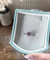 Pembe Kalp Yüzük I 925 Gümüş