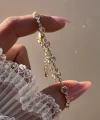 Pembe Kalpli Bileklik I 18K Altın Kaplama