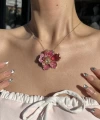 Pembe Lida Kolye
