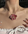 Pembe Lida Kolye