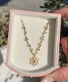 Prenses Çiçeği Violet Kolye