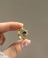 Rapunzel Güneş Motifli Yüzük I 14K Altın Kaplama