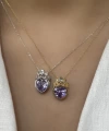 Rapunzel Taç ve Kalp Kolye I 925 Gümüş