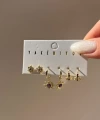 Renkli Mini Motifli Küpe Takımı I Xuping