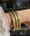 Renkli Taşlı Satürn Vintage Kelepçe Bileklik I Çelik