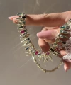 Renkli Zarra Vintage Kolye I Xuping