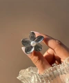 Silver Bloom Pearl Yüzük