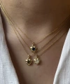 Taşlı Minimal Kalp Kolyeler | 925 Gümüş