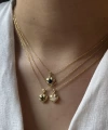 Taşlı Minimal Kalp Kolyeler | 925 Gümüş