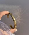 Taşlı Vintage Kelepçe Bileklik I Çelik