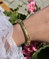 Taşlı Vintage Kelepçe Bileklik I Çelik