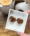 Vintage Kalp Küpe | Çelik